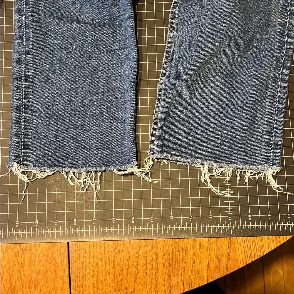 Re/Done Seventies Stove Pipe 27 Blue Straight Jeans distressed - Picture 2 of 9